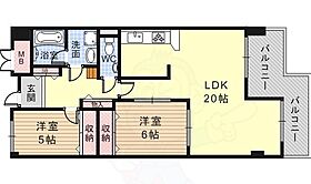 ヴィラジャパン立花  ｜ 兵庫県尼崎市水堂町１丁目3番20号（賃貸マンション2LDK・6階・67.75㎡） その2