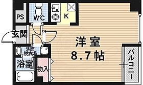 キャピトル尼崎駅前  ｜ 兵庫県尼崎市神田北通１丁目8番1号（賃貸マンション1K・10階・24.77㎡） その2