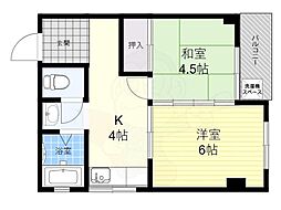 ヤマトハイツ 4階/-
