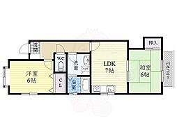 オーク西難波 2階