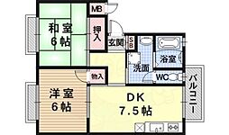 ホワイトヴィラ弐番館 2階/-