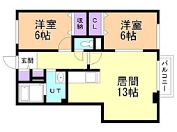 エレガンス宮の森 2階