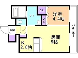間取図画像 1LDK