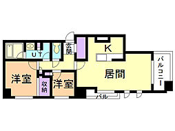 プライムメゾン大通公園 2LDKの間取図画像