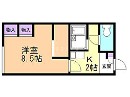 レオパレスセントラル南4条Ｂ 2階