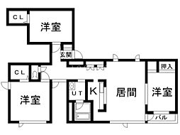 間取図画像 3LDK