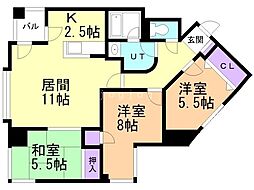 ライオンズマンション医大前 2階