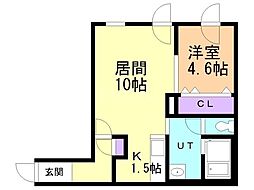 間取図画像 1LDK
