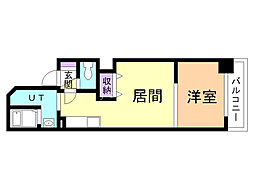 MulberryGarden512 1LDKの間取図画像