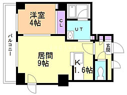 アンビエンテ131 1LDKの間取図画像