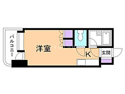 アン・セリジェ弐番館 1Kの間取図画像