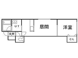 フォーシーズン大通2 1LDKの間取図画像