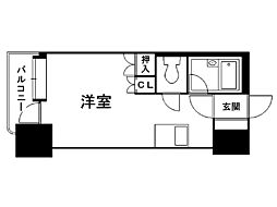アン・セリジェ弐番館 1Kの間取図画像