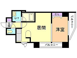 ノースアージュ中島公園 1LDKの間取図画像