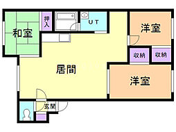 第3サンコーマンション 3LDKの間取図画像