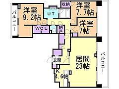 物件の間取り