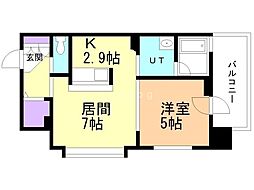 EMBASSYPLACEザレジデンス 1LDKの間取図画像