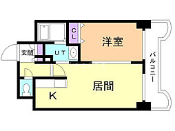 ティアラN5 1LDKの間取図画像