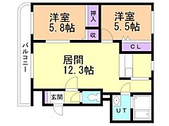 物件の間取り