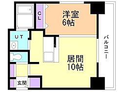 ブロス・ラ・リベルタ 1LDKの間取図画像