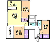 物件の間取り