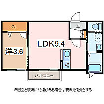 ミッドパレス  ｜ 長野県松本市深志３丁目（賃貸アパート1LDK・1階・33.24㎡） その2