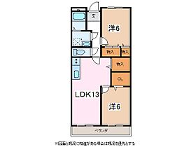 Limpia幸ハイツA  ｜ 長野県松本市大字笹賀（賃貸マンション2LDK・1階・58.32㎡） その2