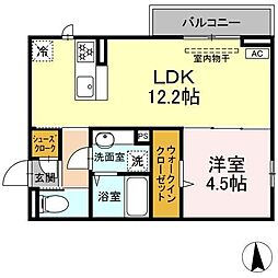 間取図画像 1LDK