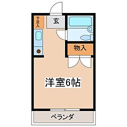 DSビラ旭 ワンルームの間取図画像