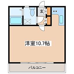 メゾンオハラ ワンルームの間取図画像