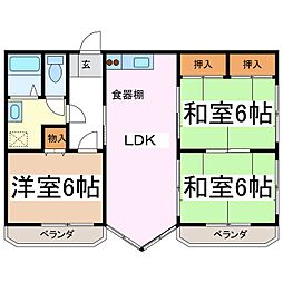 マンションモトマチ 3LDKの間取図画像