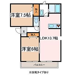 物件の間取り