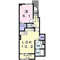 長野県長野市大字下駒沢220-1（賃貸アパート1LDK・1階・44.02㎡） その2