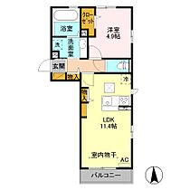 長野県長野市三輪３丁目20-25（賃貸アパート1LDK・1階・40.84㎡） その2