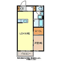 ベルメゾンSHK  ｜ 長野県長野市大字稲葉1885-1（賃貸アパート1LDK・1階・34.02㎡） その2