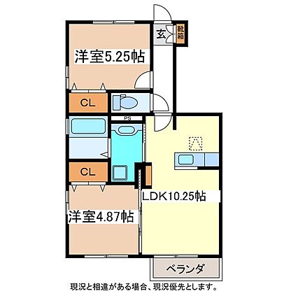 エアフィールド犀陵B_間取り_0