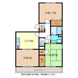 フェニックスST 3DKの間取図画像