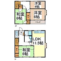 コーポ鈴木B棟  ｜ 長野県長野市三本柳東１丁目133（賃貸タウンハウス4LDK・--・82.80㎡） その2