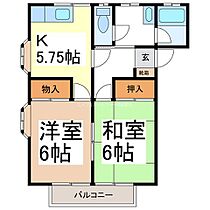 クローバーハイツ  ｜ 長野県長野市川中島町御厨770-18（賃貸アパート2K・2階・44.00㎡） その2