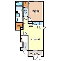 ベル・グラースA  ｜ 長野県長野市篠ノ井布施五明156-2（賃貸アパート1LDK・1階・46.08㎡） その2