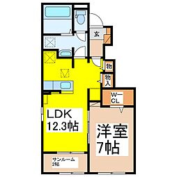 間取図画像 1LDK