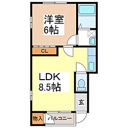 間取図画像 1LDK