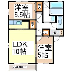 物件の間取り