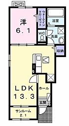 間取図画像 1LDK