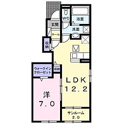 grand maison 1LDKの間取図画像