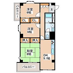 物件の間取り