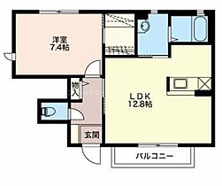 エスポワール清水田  ｜ 長野県岡谷市長地権現町２丁目（賃貸アパート1LDK・1階・49.05㎡） その2