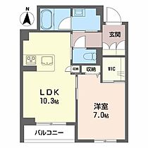 シャーメゾン春の宮  ｜ 長野県岡谷市長地権現町２丁目344の一部（賃貸マンション1LDK・2階・44.29㎡） その2