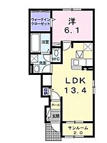 alba A  ｜ 長野県茅野市玉川（賃貸アパート1LDK・1階・50.49㎡） その2