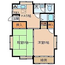 伊藤荘　C棟  ｜ 長野県諏訪市大字四賀（賃貸一戸建2K・--・42.23㎡） その2